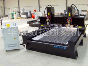 延安安塞县双头立体多功能石材雕刻机HW-1325-2Z